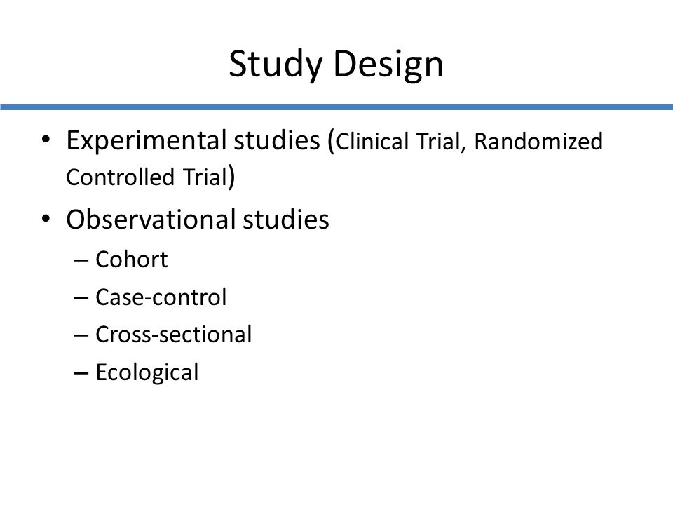 Randomized controlled trial